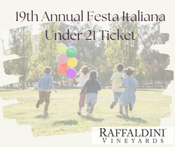 19th Annual Festa Italiana - Under 21: Sunday, September 22, 2024